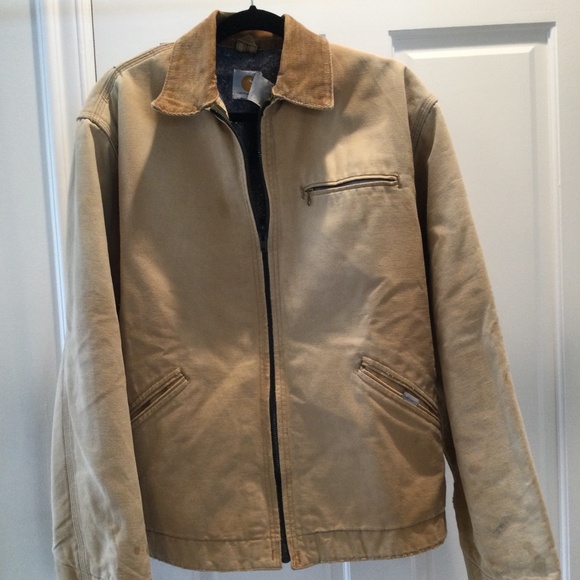 Carhartt Men’s jacket, tan, brand size L - Picture 1 of 2